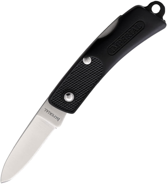 Schrade Imperial SCH 1.50 in Folding Knife Black textured plastic - Schrade