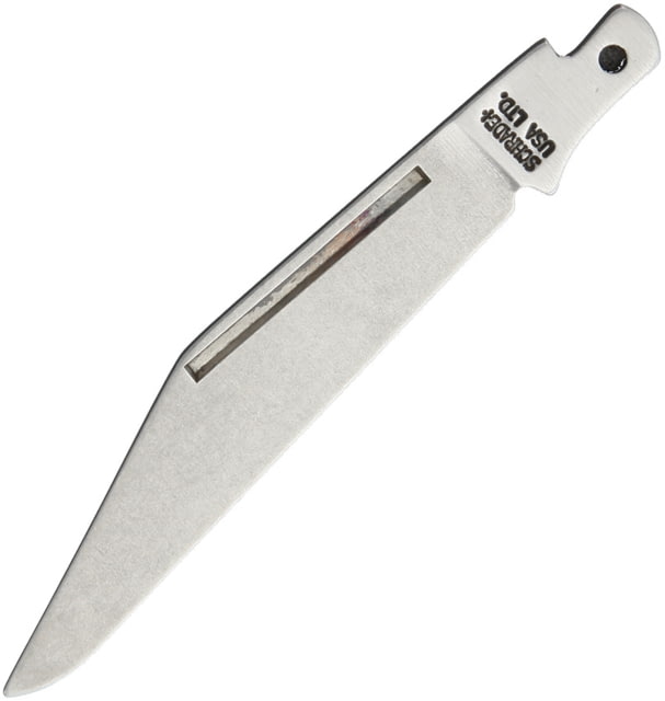 Schrade Knife Blade Knives - Replacement Blades 2.63in Overall Satin SS Clip Point Blade - Schrade