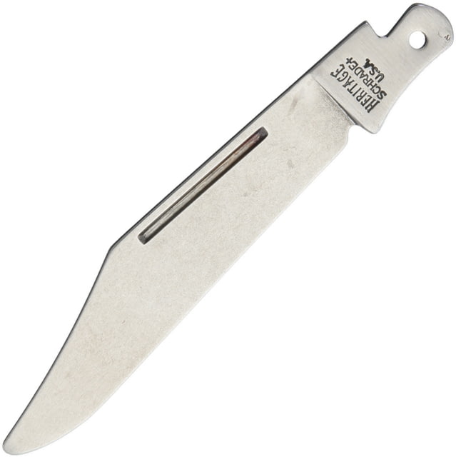 Schrade Knife Blade Knives - Replacement Blades 3.38in Overall Satin SS Clip Point Blade - Schrade