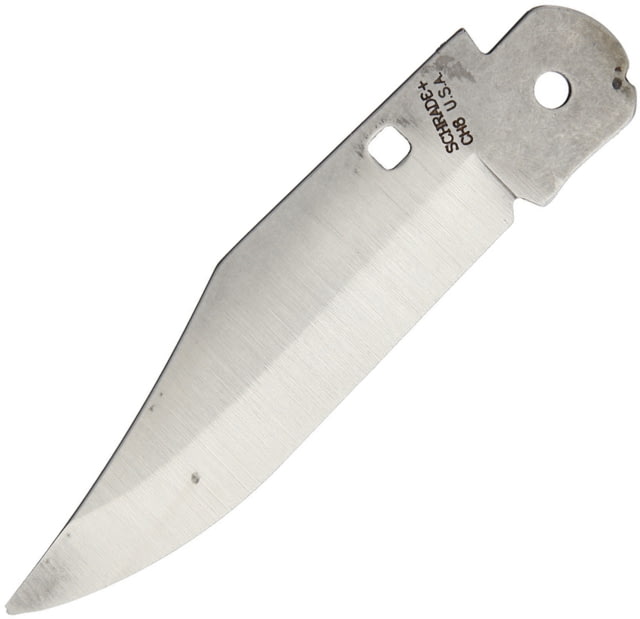 Schrade Knife Blade Knives - Replacement Blades 4.25in Overall Satin SS Clip Point Blade - Schrade