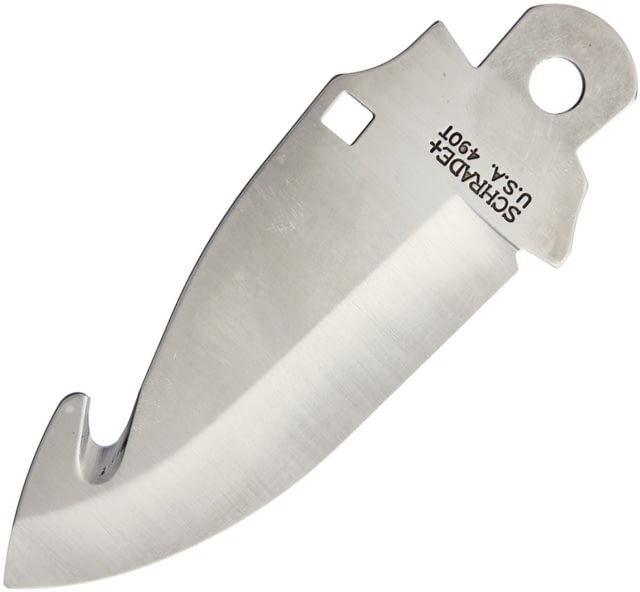 Schrade Knife Blade Knives - Replacement Blades 4.75in Overall Satin SS Guthook Blade - Schrade