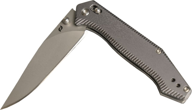 Schrade Turnkey Pivot Lock Folding Knife 3.4in Stainless Steel Drop Point Blade Black Aluminum Handle