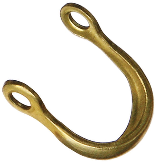 Schrade Knifemaking Brass Shackle .5in X .375in Measurement Given Is Approximate And May Vary Slightly One Per Bag Brass Construction - Schrade