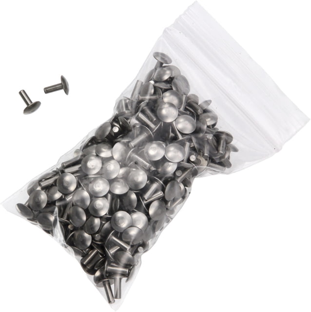 Schrade Knifemaking Handle Pins 1/4" head diameter. 1/4" overall Steel construction - Schrade