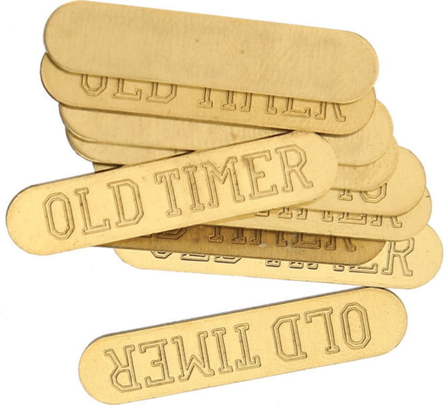 Schrade Large Old Timer Shield Pack Of 10 Brass Construction - Schrade