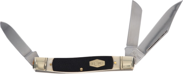 Schrade Old Timer Stockman Folding Knife Sawcut bone