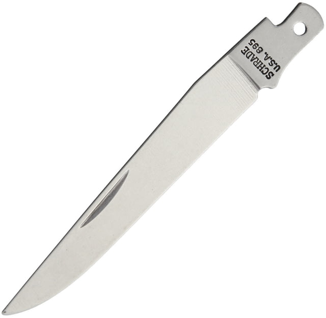 Schrade  Knife Blade - Replacement Blades 3.13in Overall Satin SS Clip Point Blade - Schrade