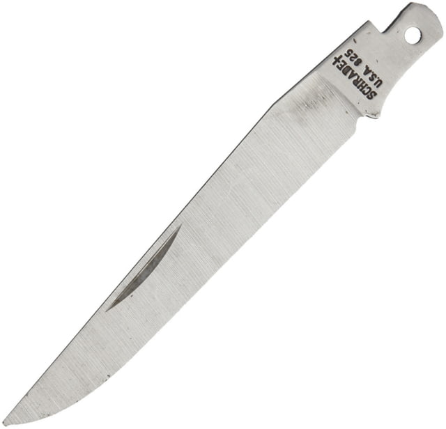 Schrade  Knife Blade - Replacement Blades 3.13in Overall Satin SS Clip Point Blade - Schrade