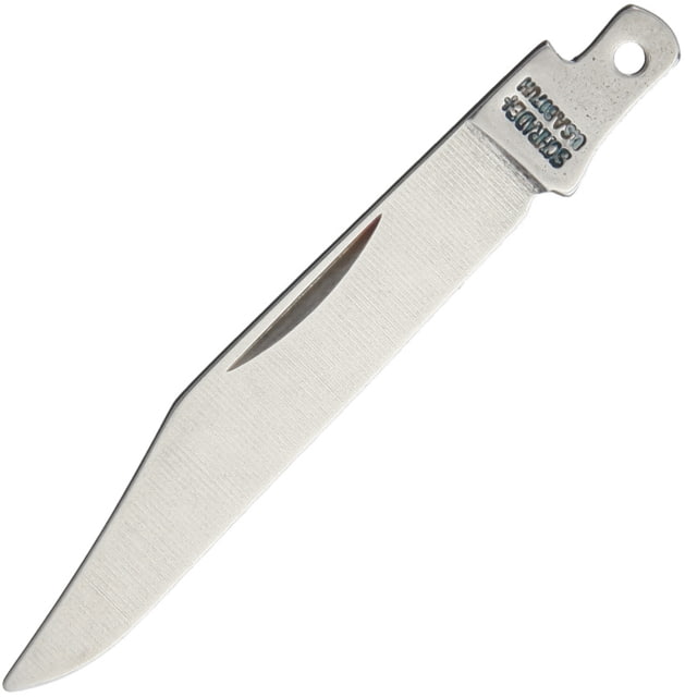 Schrade  Knife Blade - Replacement Blades 2.38in Overall Satin SS Clip Point Blade - Schrade