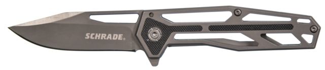Schrade SCH702 Cage Folding Knife 2.75In Cr18Mov Titanium Coated High Carbon S.S. Blade Ti-Nitride Steel Machined W/G10 Inlay Handle 9 - Schrade