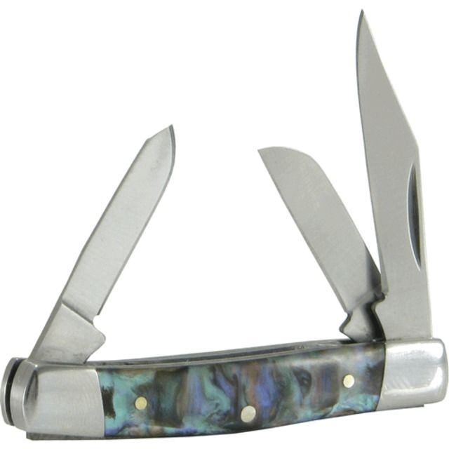 Schrade Imperial Stainless Steel 3 Blade Pocket Knife - Schrade