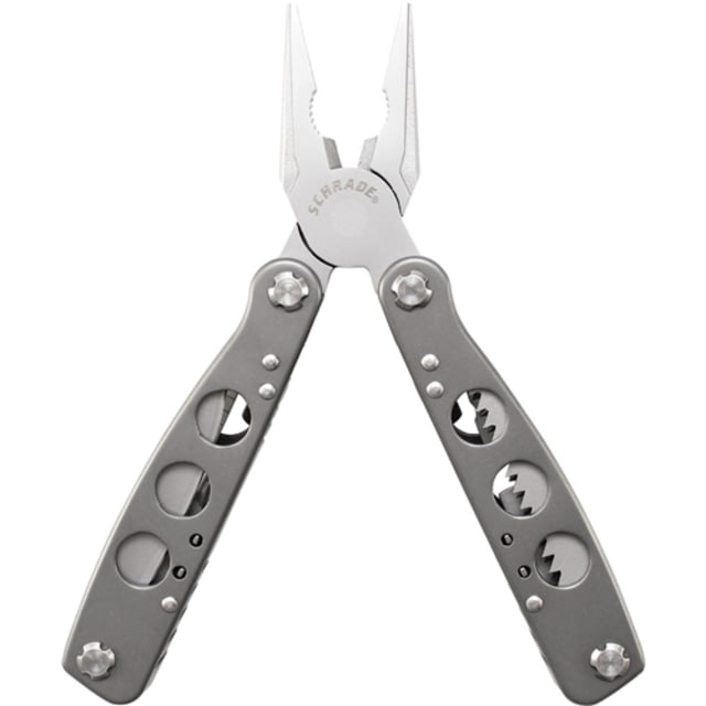 Schrade ST10 Tough Multi-Tools Stainless Steel Leather Gray Titanium Coated - Schrade