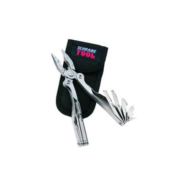 Schrade Tough Tool 21-Function Multitool Stainless Clam Pack - Schrade