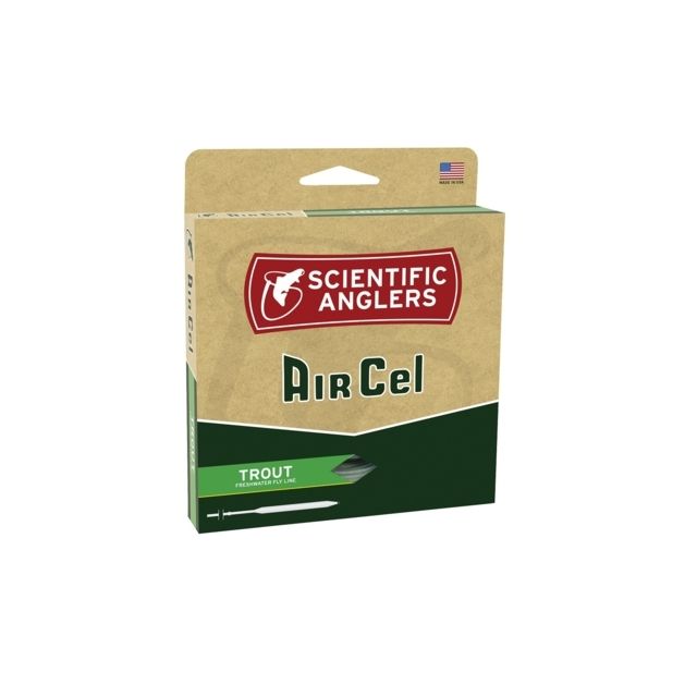 Scientific Anglers AirCel Floating Trout Fly Line-5/6-Green Green
