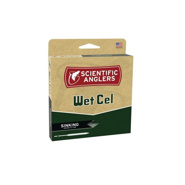 Scientific Anglers WetCel Sinking Fly Line-WF-5-S-Gry-Sink 4 Gray