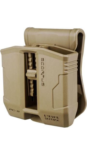 Scorpus Double Magazine Pouch .45/10mm Single-Stack  Steel Magazines Flat Dark Earth - Fab Defense