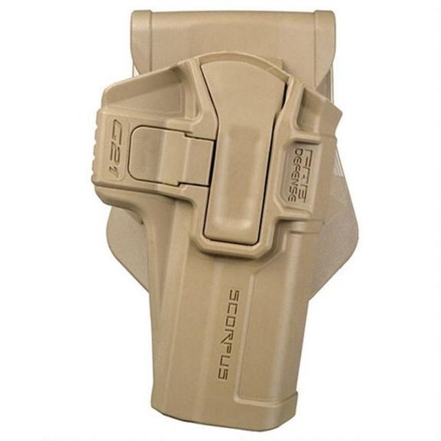 Scorpus M1 Level 1 Retention OWB Belt/Paddle Holster Glock 20 Right Hand Flat Dark Earth - Fab Defense