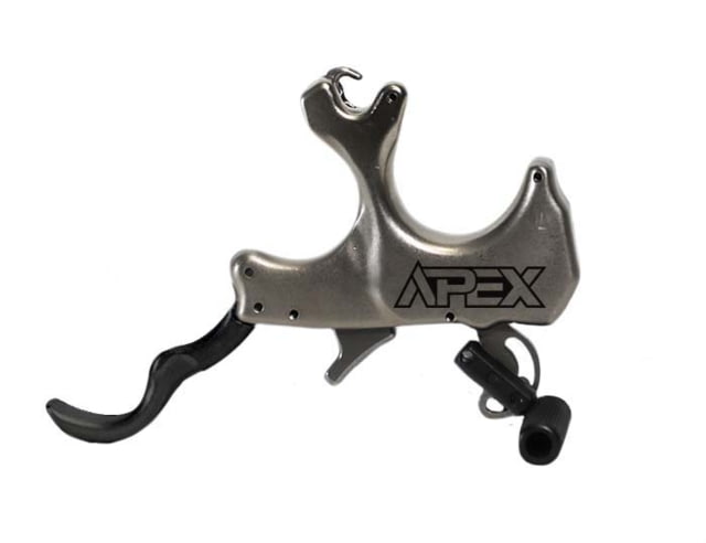 Scott Archery Apex Thumb Trigger Release Silver Medium - Scott Archery