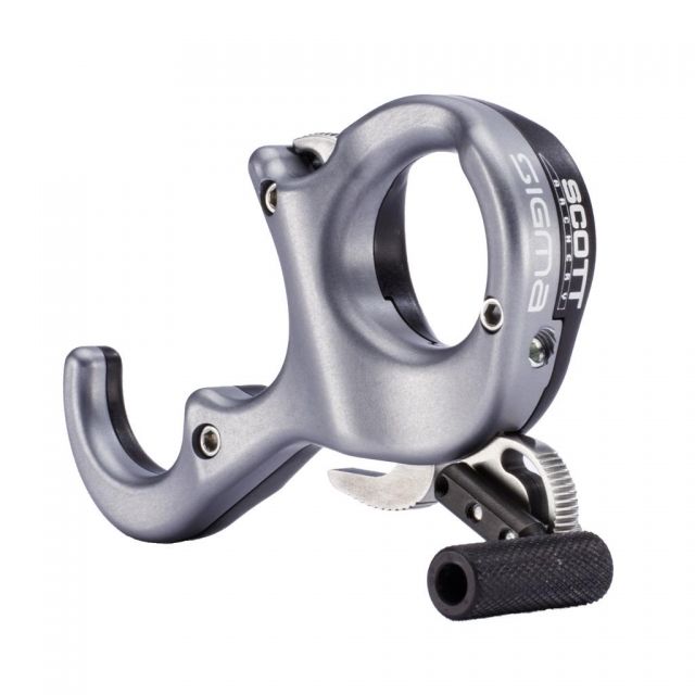 Scott Archery Sigma Release/3 Finger Gun Metal/Black - Scott Archery