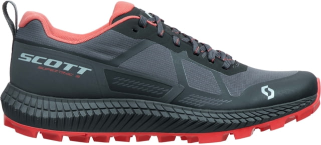 SCOTT Supertrac 3 Shoes - Womens Black/Coral Pink 7.5