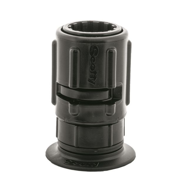Scotty 445 Stick-On Accessory Mount w/ Gear-Head 2in