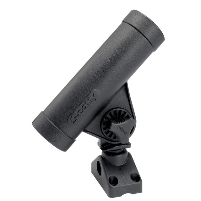 Scotty 250 Rodmaster Adjustable Tube Rod Holder w/ 241 Deck/Side Mount
