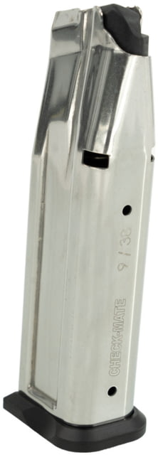  Imports Checkmate 1911 Double Stack 9mm Luger Pistol Magazine 17 Round Chrome 1 Pack Ammo