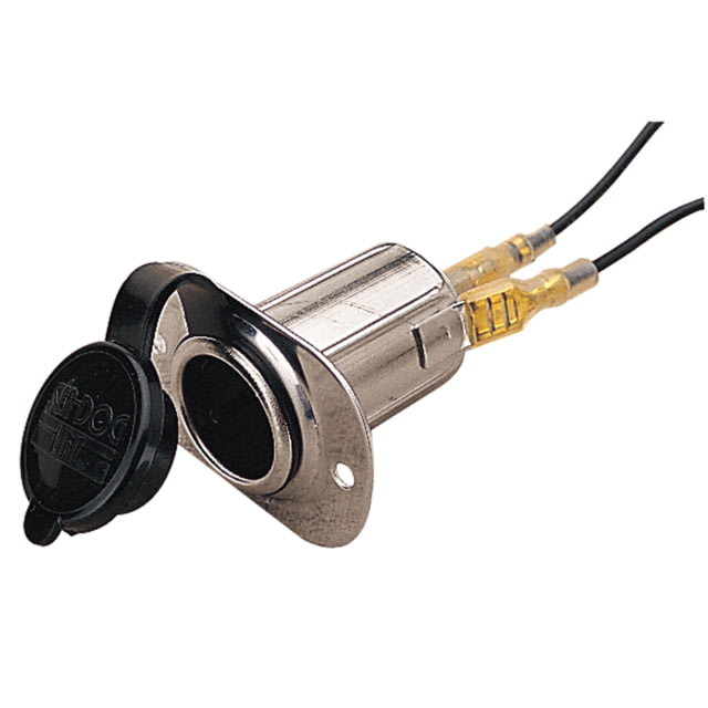 Sea-Dog 12-Volt Power Socket - Stainless Steel Socket Molded Cap