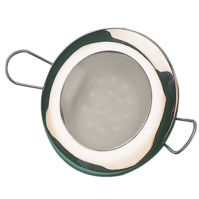 Sea-Dog 60 Lumens LED 2-7/16in Overhead Light Brushed Finish Frosted Lens Stamped 304 Stainless Steel - Sea-Dog