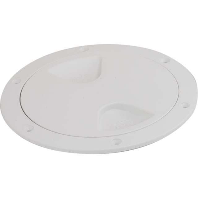 Sea-Dog Screw-Out Deck Plate - White - 6, 335760-1