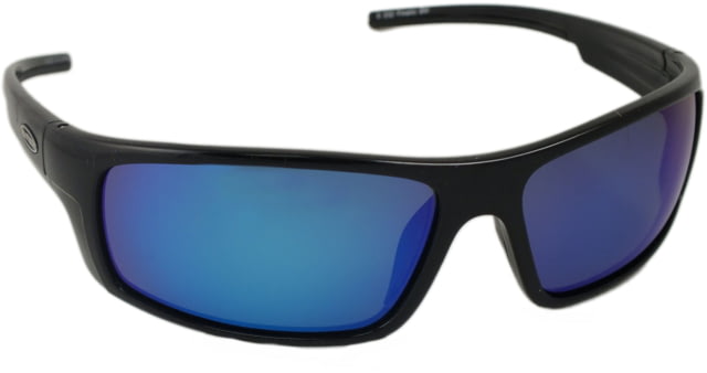 Sea Striker Finatic Sunglasses -Blk/Blue Mirror - Sea Striker
