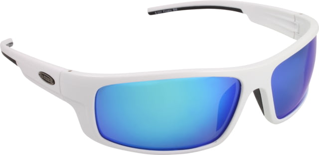 Sea Striker Finatic Sunglasses-White/Blue Mirror - Sea Striker