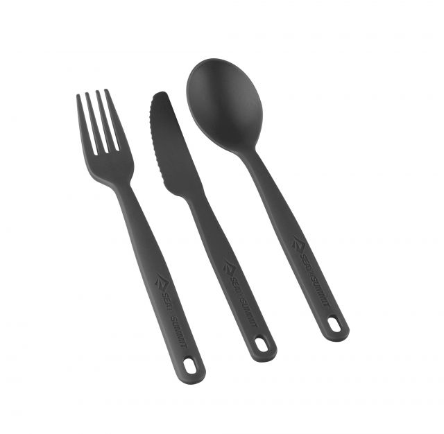 Sea to Summit Camp Cutlery Utensil Set Charcoal
