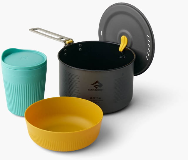 Sea To Summit Sea to Summit Frontier UL 2L One Pot Cook Set - 3 Piece/1 Person Multi - $103.95 at Optics Planet