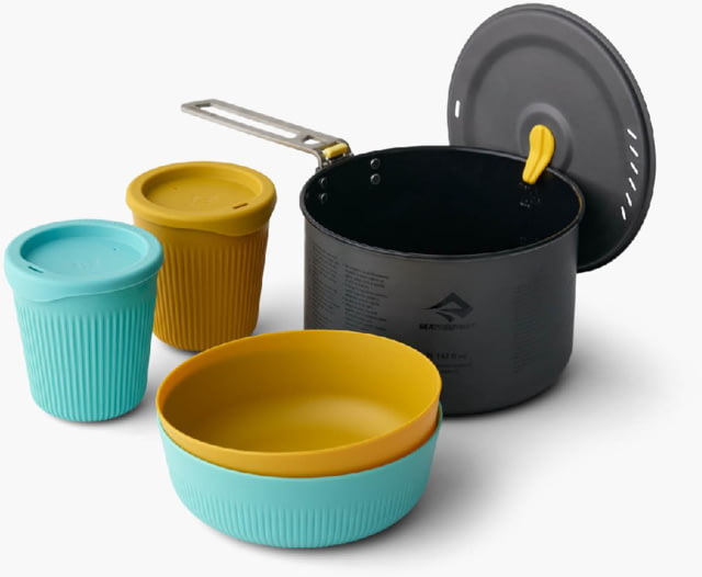 Sea To Summit Sea to Summit Frontier UL 2L One Pot Cook Set - 5 Piece/2 Person Multi - $114.95 at Optics Planet