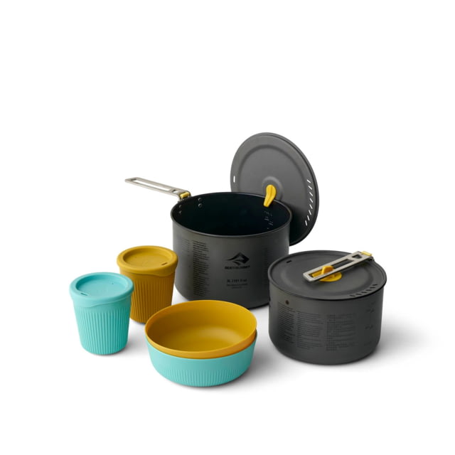 Sea To Summit Sea to Summit Frontier UL Two Pot Cook Set 6 Piece Multicolor 2 Person - $181.95 at Optics Planet