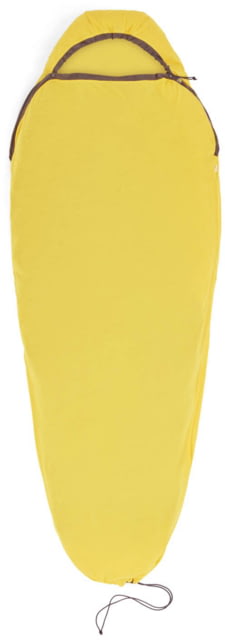 Sea to Summit Reactor Sleeping Bag Liner w/ Drawcord Sulphur Yellow Standard
