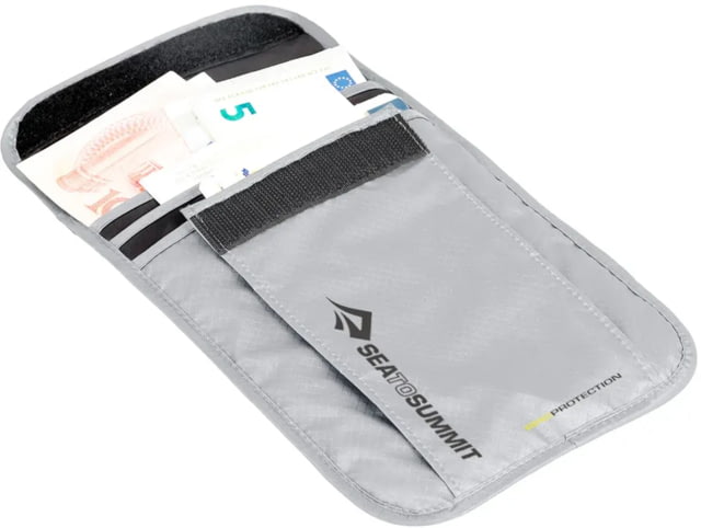 Sea to Summit RFID Neck Wallet HIghRise Grey One Size - Sea To Summit