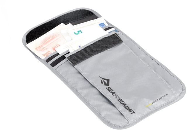 Sea to Summit RFID Neck Wallet HighRise Grey One Size - Sea To Summit