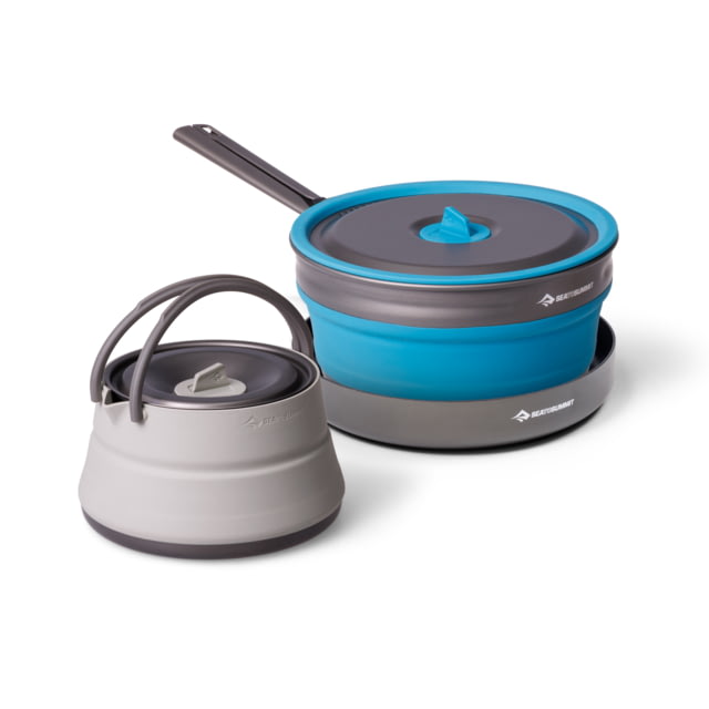 Sea to Summit XLite Collapsible Pot w/ Kettle / Pan Set 2L Assorted 3 Piece