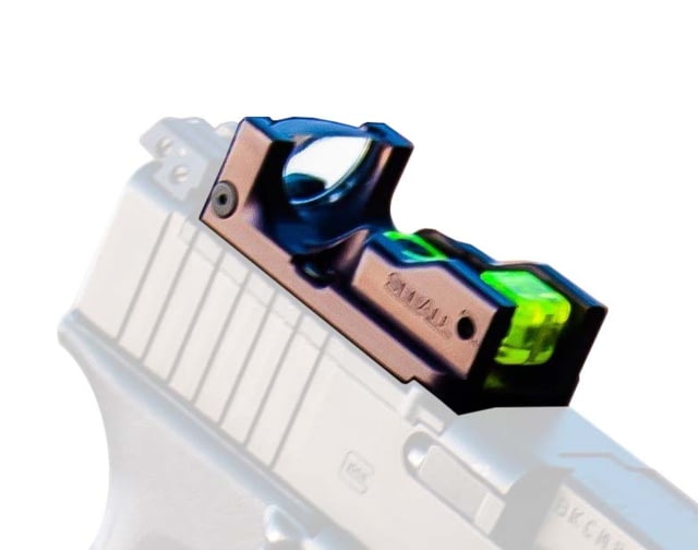 USED SeeAll Open Sights MK3 Tritium Pistol Sight Plate System Delta Black  EDEMO1 Used Condition Like New - Seeall Open Sights