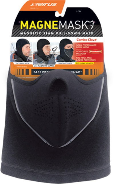 Seirus HWS Magnemask Combo Clava Black Large/Extra Large