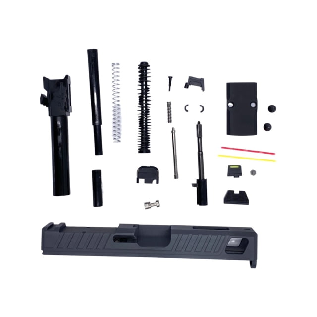American Tactical Arms ATA19 Badger Complete Ambidextrous Slide w/Leupold DeltaPoint Pro Optic Cut Unthreaded Elite Series Barrel Sniper Gray - American Tactical Arms