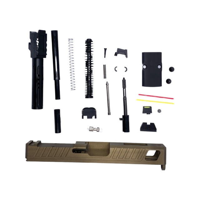 American Tactical Arms ATA19 Badger Complete Ambidextrous Slide w/Leupold DeltaPoint Pro Optic Cut Unthreaded Elite Series Barrel Fluted and Ported - American Tactical Arms