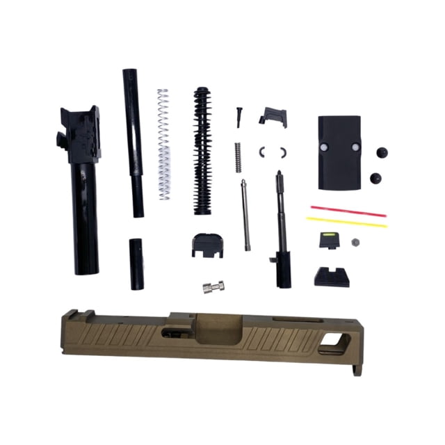 American Tactical Arms ATA19 Badger Complete Ambidextrous Slide w/Vortex Viper Optic Cut Unthreaded Elite Series Barrel Burnt Bronze - American Tactical Arms