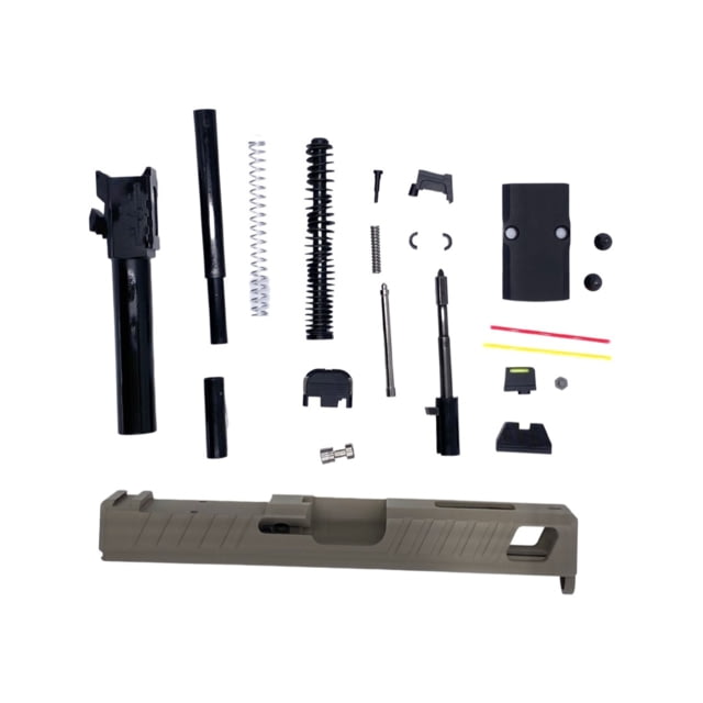 American Tactical Arms ATA19 Badger Complete Ambidextrous Slide w/Vortex Viper Optic Cut Unthreaded Elite Series Barrel FDE CMPL-SLDFDE-VPR-UTH - American Tactical Arms