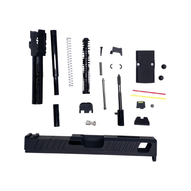 American Tactical Arms ATA19 Badger Complete Ambidextrous Slide w/Vortex Viper Optic Cut Unthreaded Elite Series Barrel Fluted and Ported Barrel Black - American Tactical Arms