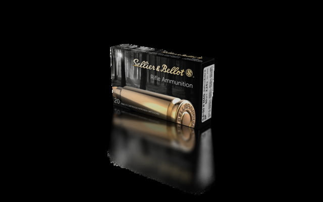 Sellier & Bellot  Magnum 50 Grain Soft Point Rifle Ammo 20 Rounds - Sellier & Bellot