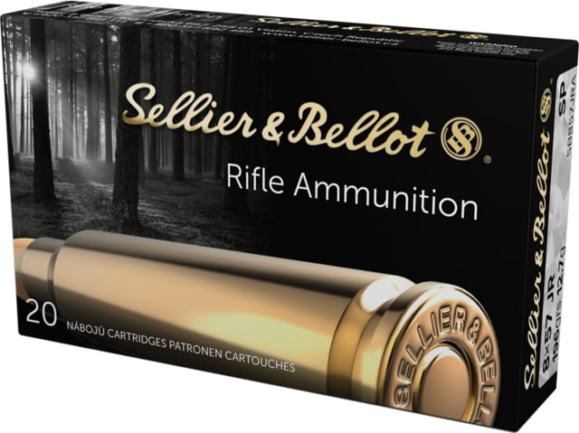Sellier & Bellot 8x57JR 196 Grain Soft Point Rifle Ammo 20 Rounds
