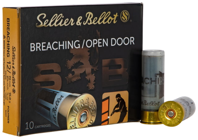 Sellier & Bellot Breaching 12 Gauge 0.5oz 2.75in Shotgun Ammo 10 Rounds lier & Bellot Breaching 12 Gauge 0.5oz 2.75in Shotgun 10 Rounds Ammo